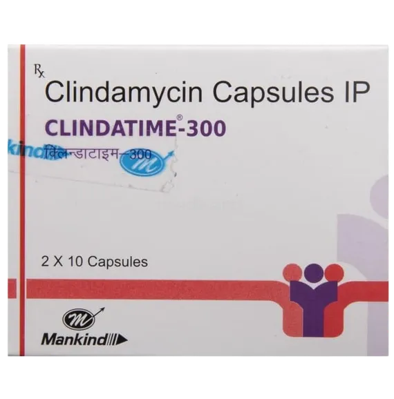 clindatime 300mg capsule 10's